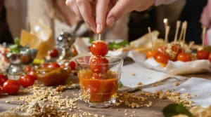 « Adorables, ces tomates cerises d’amour ! » : ces bouchées sur piques ont bluffé tous mes invités