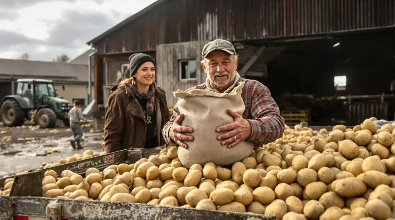 Pas-de-Calais : plutôt que les jeter, cet agriculteur offre gratuitement ses pommes de terre invendues